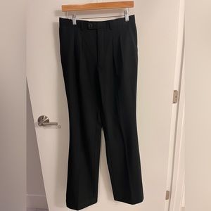 Vintage YSL black wool dress pants